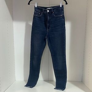 Stradivarius Dark Blue Skinny Jeans